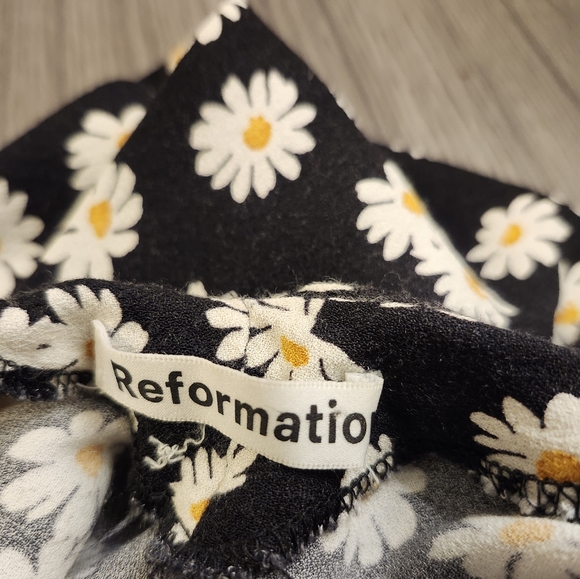 Reformation Daisy Print Sz Medium Dress - Picture 2 of 9